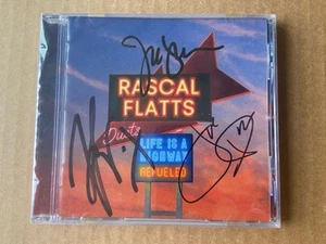 LIFE IS A HIGHWAY REFUELED DUETS RASCAL FLATTS SIGNED NEW CD AUTOGRAPHED - Picture 1 of 2