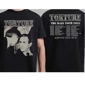 Neu Hot Sale Torture The Daze Tour 2025 Tour Merchandise 2Seiten Unisex T-Shirt - Bild 1 von 5