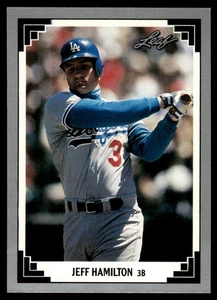 1991 Leaf Jeff Hamilton Los Angeles Dodgers #509 - Picture 1 of 2
