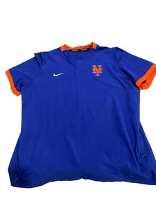 Preowned Nike MLB New York Mets Windbreaker Shirt Size Large R5 - Picture 1 of 6
