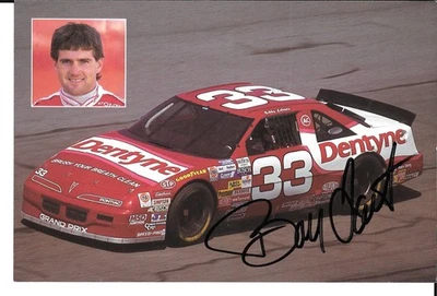 Tarjeta de héroe autografiada por Bobby Labonte NASCAR CUP #33 DENTYNE 1995 Foto 1 de 2