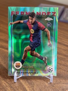 Toni Fernandez 2024-25 Topps Chrome UCC #85 Aqua Lava Refractor /199 Rookie RC - Picture 1 of 2