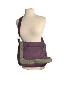 TUMI T-Tech Messenger Large Crossbody Laptop Carry Bag   Purple/green EUC - Image 1 of 4