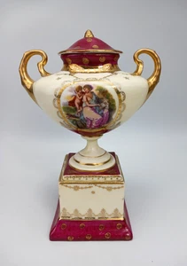 Cesta de abejas de porcelana vienesa, copa de porcelana, altura aprox. 18,5 cm, 424 gramos - Imagen 1 de 15