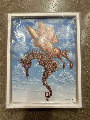 Emek Seahorse Prints On Wood Framed Edition Made In Italy Widespread Panic 2016 - Image 1 of 2