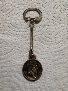 Vintage Napoleon Bonaparte Empereur Emporer General King Of Italy Keychain - Picture 1 of 6