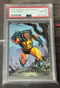 1992 Marvel Masterpieces Wolverine #94 PSA 10 Gem Mint  Joe Jusko - Picture 1 of 2
