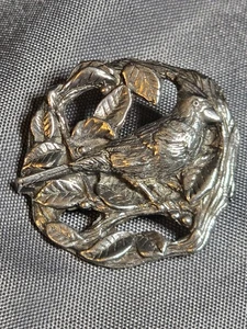 Broche prendedor de metal de peltre cardinal Birds and Blooms edición limitada 1999 - Imagen 1 de 4