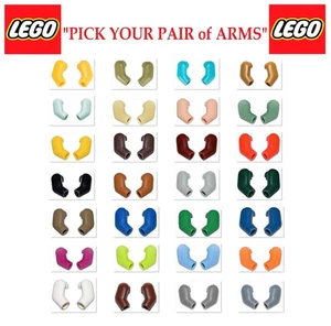 ☀️NEW Lego PICK YOUR ARM COLORS SET Minifigure minifig figure bulk Parts Pieces - Picture 1 of 33