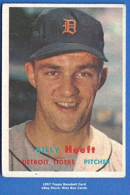 1957 Topps - Billy Hoeft #60 G-VG (Hairline Crease) - Image 1 of 2