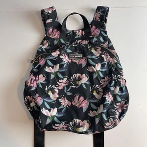 Steve Madden Blue Floral Padded Strap Backpack - Picture 1 of 12