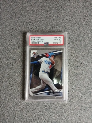 Alex Verdugo 2018 Finest Finest First Rc #FF AV PSA10  - Image 1 of 4
