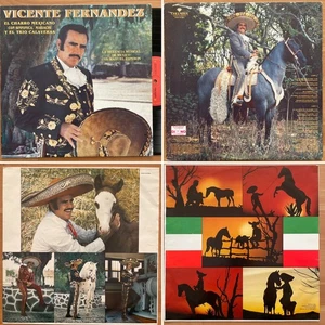 VICENTE FERNANDEZ El Charro Mexicano NEAR MINT Original 1991 LP MEXICO - Picture 1 of 5