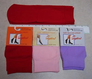 Red Hat Ladies - Red, Pink or Lavender Ladies Trouser Socks (Sz 9-11) - Picture 1 of 5