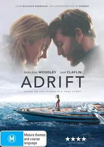 Adrift (DVD, 2018) Shailene Woodley, Sam Claflin, Jeffrey Thomas, Grace Palmer - Picture 1 of 1
