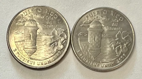 2009-P/D U.S. Territory Circulating Quarter - 25c / Puerto Rico / Circulated Cover