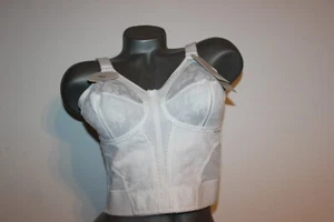 Triumph Klassiker bügelloser Langer BH "Doreen L02" Gr. 80 D weiß ohne Bügel - Picture 1 of 6