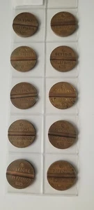 10 GETTONE TELEFONICO Wertmarke Token Serie CMM Telefonmarken - Bild 1 von 1