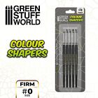 Clay Shaper #0 - BLACK FIRM - Clay Sculpting Tools - Silicon Brushes Warhammer
