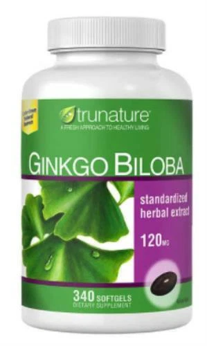 trunature 340 Ginkgo Biloba  Softgels, EXP 07/26 - Image 1 of 1