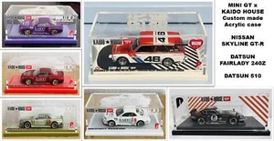 MINI GT x KAIDO HOUSE - 1:64 CUSTOM MADE ACRYLIC DISPLAY CASE "NOT INCLUDE CAR" - Picture 1 of 130
