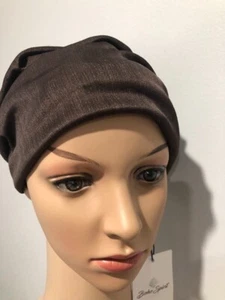 Christine - Boho Scarlett Turban - Structured Brown - Picture 1 of 2