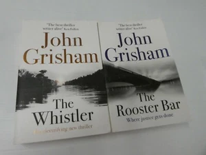John Grisham, Lot Of 2 x Books, The Whistler & The Rooster Bar (PB) YL9 - Picture 1 of 2