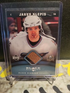 2006-07 Upper Deck Black Diamond Jakub Klepis #J-JK Jersey Washington Capitals