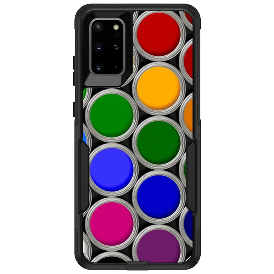OtterBox Commuter for Galaxy S (Choose Model) Rainbow Paint Cans - Image 1 of 1