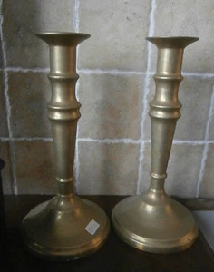 coppia candelabri in ottone brunito - Imagen 1 de 1
