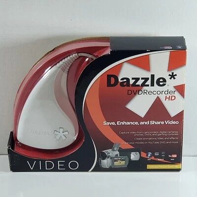 Dazzle DVD Recorder HD Save Enhance Share Capture Video Pinnacle Studio New - Image 1 of 4