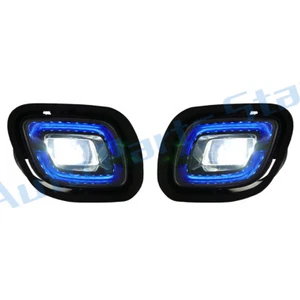 LED Fog Lights Lamp w/Blue Color Pair for Freightliner Cascadia 2008-2017 A PAIR - Picture 1 of 15