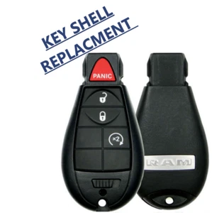 4B Fobik Key SHELL For 2008 - 2018 Dodge Ram M3N5WY783X , IYZ-C01C , GQ4-53T - Foto 1 di 5
