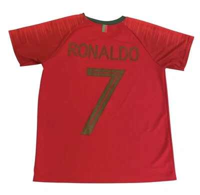Camiseta de futebol Portugal Cristiano Ronaldo #7 tamanho médio masculina - Imagem 1 de 4