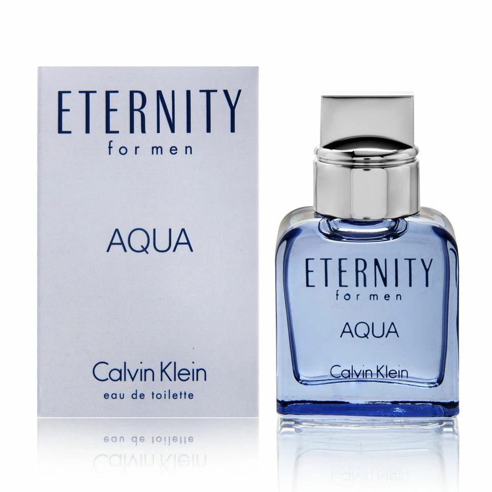 CALVIN KLEIN: AQUA ETERNITY EAU DE TOILETTE (HOMBRE). 1.6 FLOZ. ORG $60 AHORA $45. Foto 1 de 1