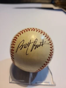 Brett Butler - Autographed Baseball -Official Approved ML Baseball. LA Dodgers. - Picture 1 of 3