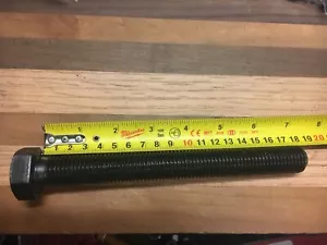 Bulloni 20x180 20 mm X180 mm dadi metrici ossido nero Germania NOS 7” 13/16 - Foto 1 di 4