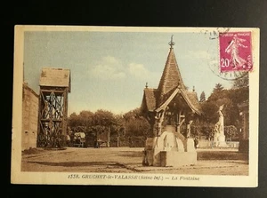 CPA 76 - GRUCHET le VALASSE -- La fontaine - Imagen 1 de 2