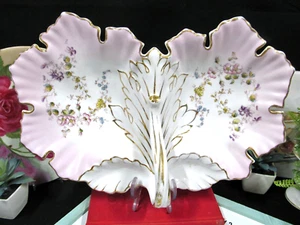 C T Carl Tielsch Serving Bowl Dish Divided Large Handle German PORCELAIN - Picture 1 of 8