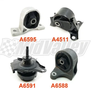 01 02 03 04 05 Engine Motor &Trans Mount Set Fits Honda Civic Acura EL 1.7L - Picture 1 of 5
