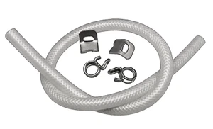 Set of 1 Meter Fabric Hose and 2 full Clamps for Jura Coffee Machines | JUR-GKS - Picture 1 of 1