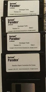 Borland Paradox Developers Tools 5.0, SQL Tools, & Obj Converters Vintage - Picture 1 of 2