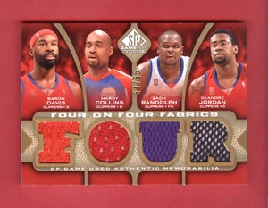 2009-10 SP GAME-USED FOUR ON FOUR FABRICS 8-RELICS CARD #FF-LACPHO #'ed 54/65 - Bild 1 von 4