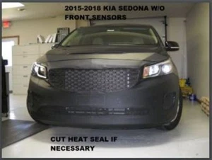 Lebra Front End Mask Cover Bra Fits KIA SEDONA 2015-2018 W/O Front Sensors - Picture 1 of 1