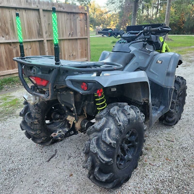 For Can-am Outlander 570 XMR X3 2PCS 1FT LED Whip Lights RGB Chasing Antenna - Image 1 of 4