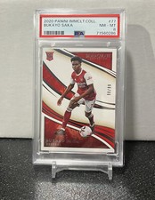 2020 Immaculate Soccer #77 Bukayo Saka 98/99 RC Rookie PSA 8 Arsenal England