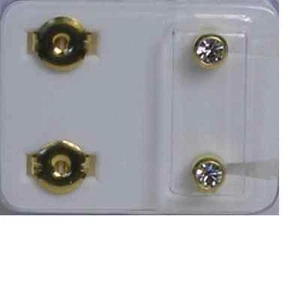Studex April Diamond White Birthstone Studs Ear Piercing 12 pairs - E24 - Picture 1 of 1