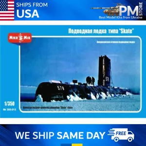 Mikro Mir 350-013 US nuklear angetriebenes U-Boot Skate-Klasse Modellmaßstab 1/350 - Bild 1 von 12