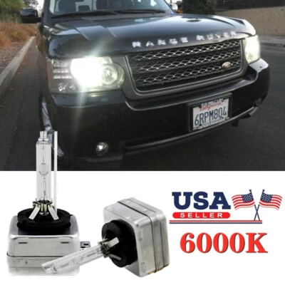 Stock Fit HID Xenon Headlight Bulbs Land Rover Range Rover 2006-2008 Low Beams - Image 1 of 4
