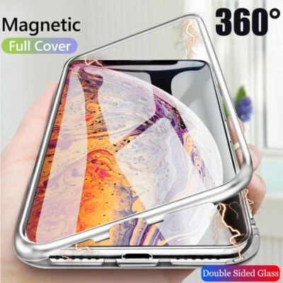 360 Cover Magnetic Case For Samsung Galaxy S25 S24 S23 Ultra S21 S22 S20 FE A54 - Image 1 of 4